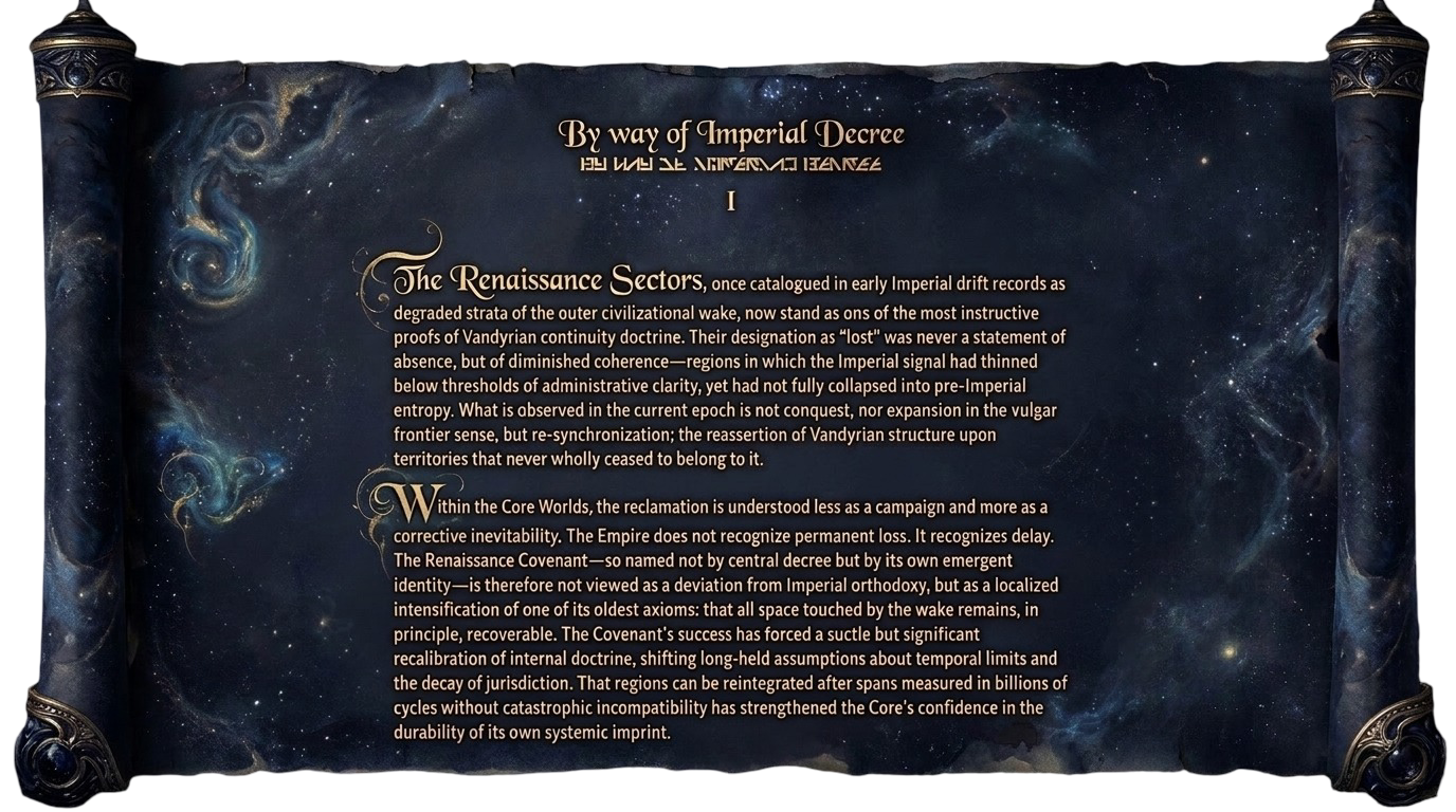 “By Way of Imperial Decree…”